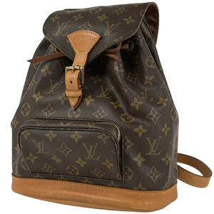 Louis Vuitton Montsouris Backpack Rucksack Daypack Rucksack Monogram Brown
